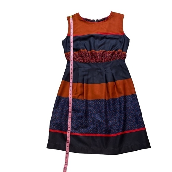 Loft Stripes & Mixed Print Sleeveless Dress - Picture 9 of 11